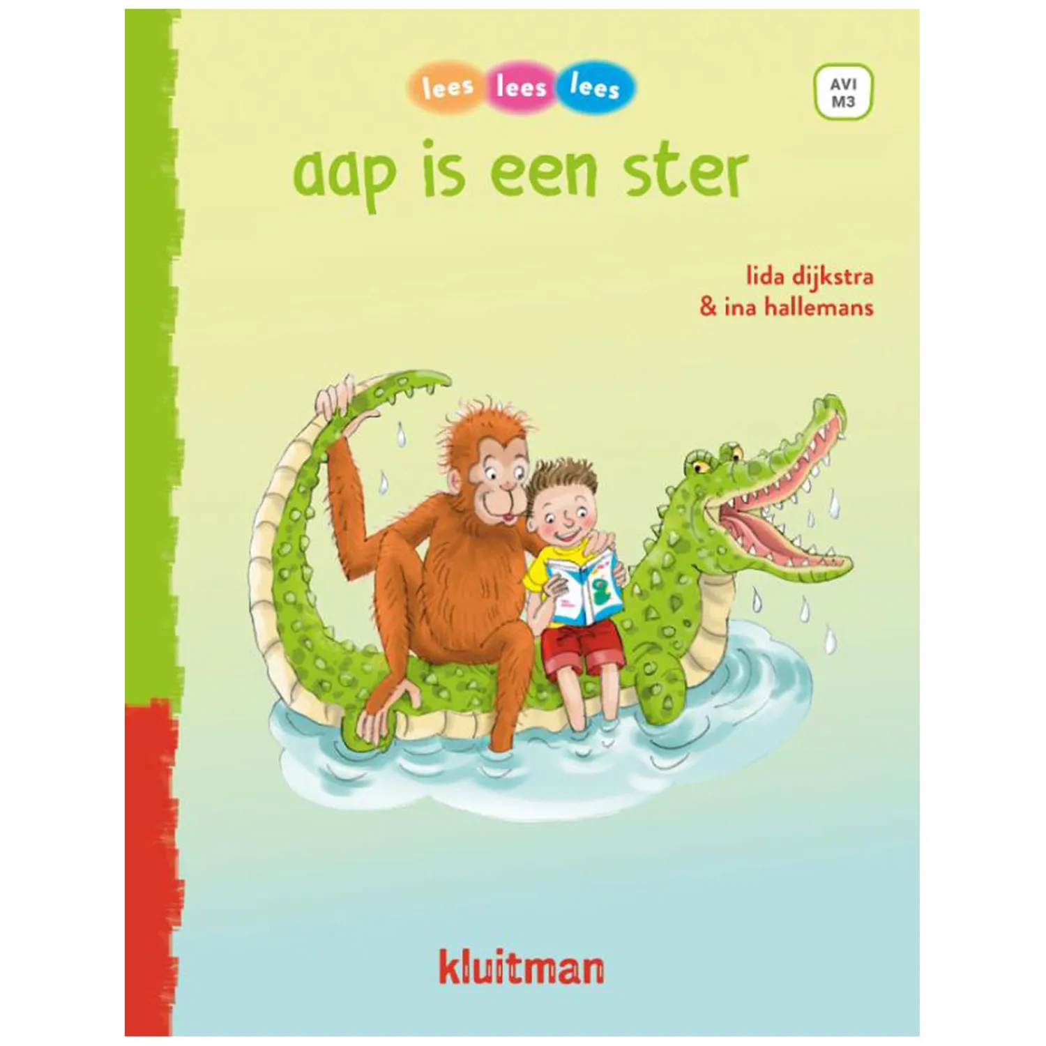 lees lees lees - aap is een ster (AVI-M3)-Uitgeverij Kluitman New