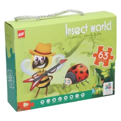 Legpuzzel Insecten Wereld, 63st.> Clearance