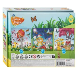 Legpuzzel Pasen 3in1>Grafix Discount