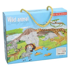 Legpuzzel Wilde Dieren, 100st.> Discount