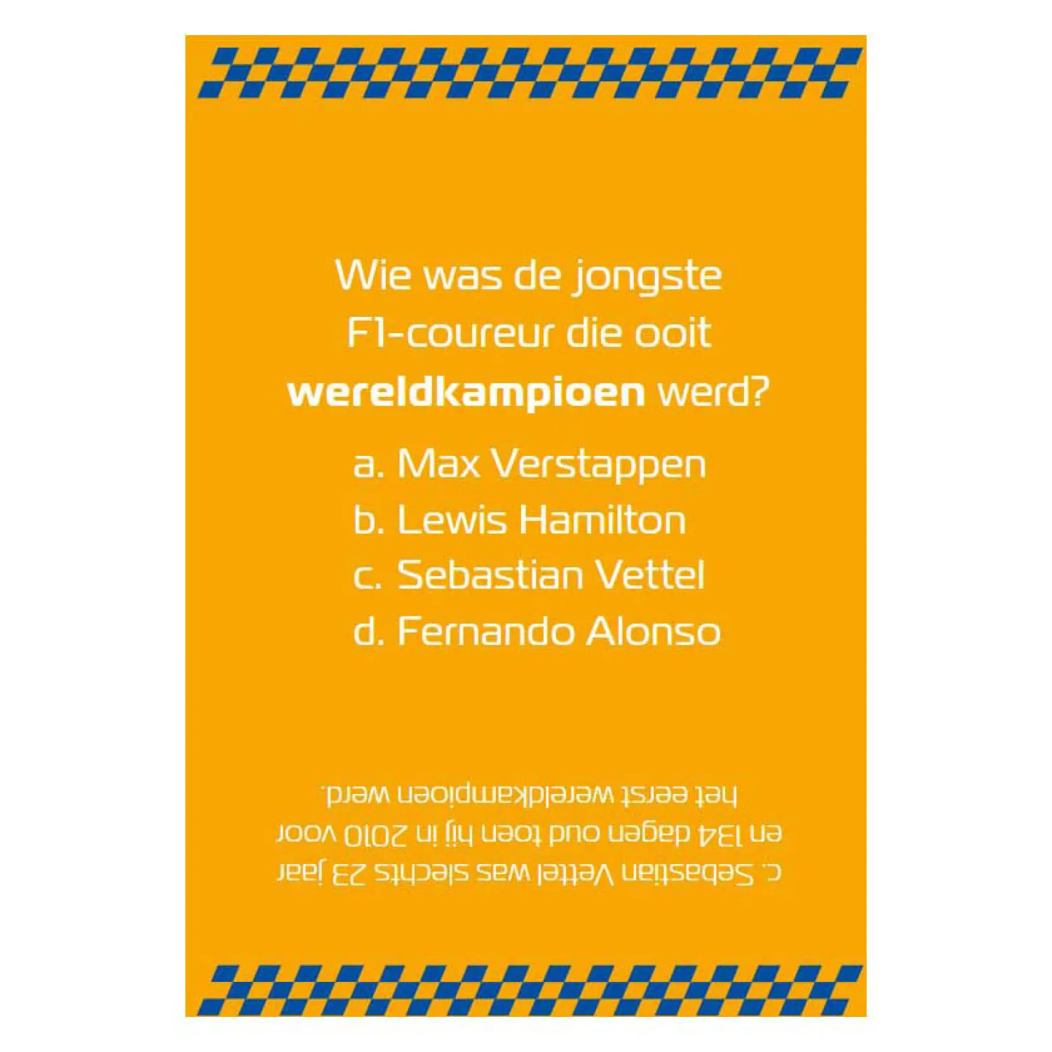 Deltas Let's Quiz! - Formule 1 Discount