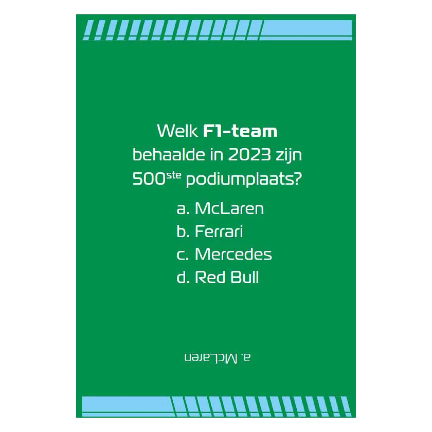 Deltas Let's Quiz! - Formule 1 Discount