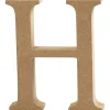 Letter H MDF 13cm, 1st.-Creativ Company Outlet