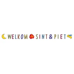 Letterslinger Welkom Sint & Piet, 285cm>Haza Witbaard Discount