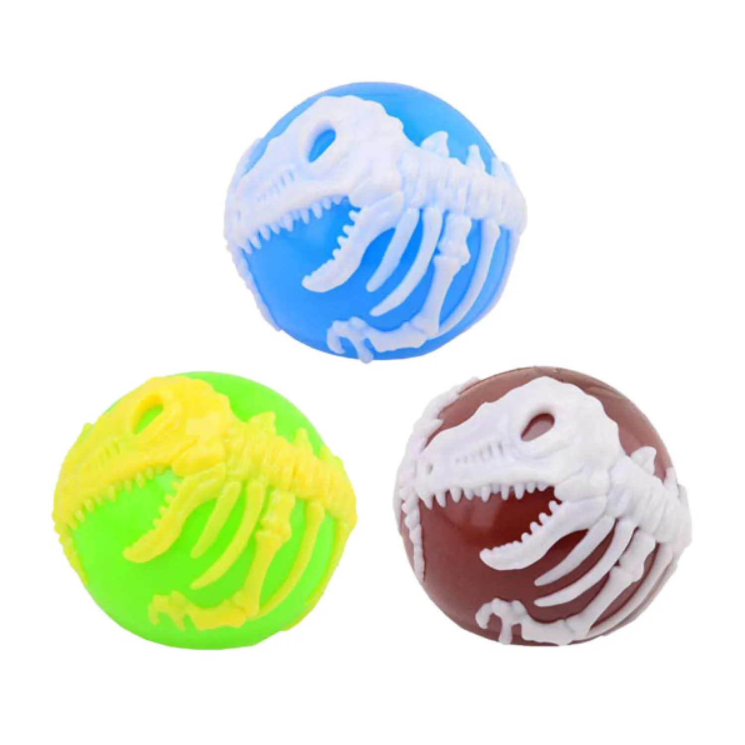 Lichtgevende Dino Stuiterbal, 8cm>Johntoy Clearance