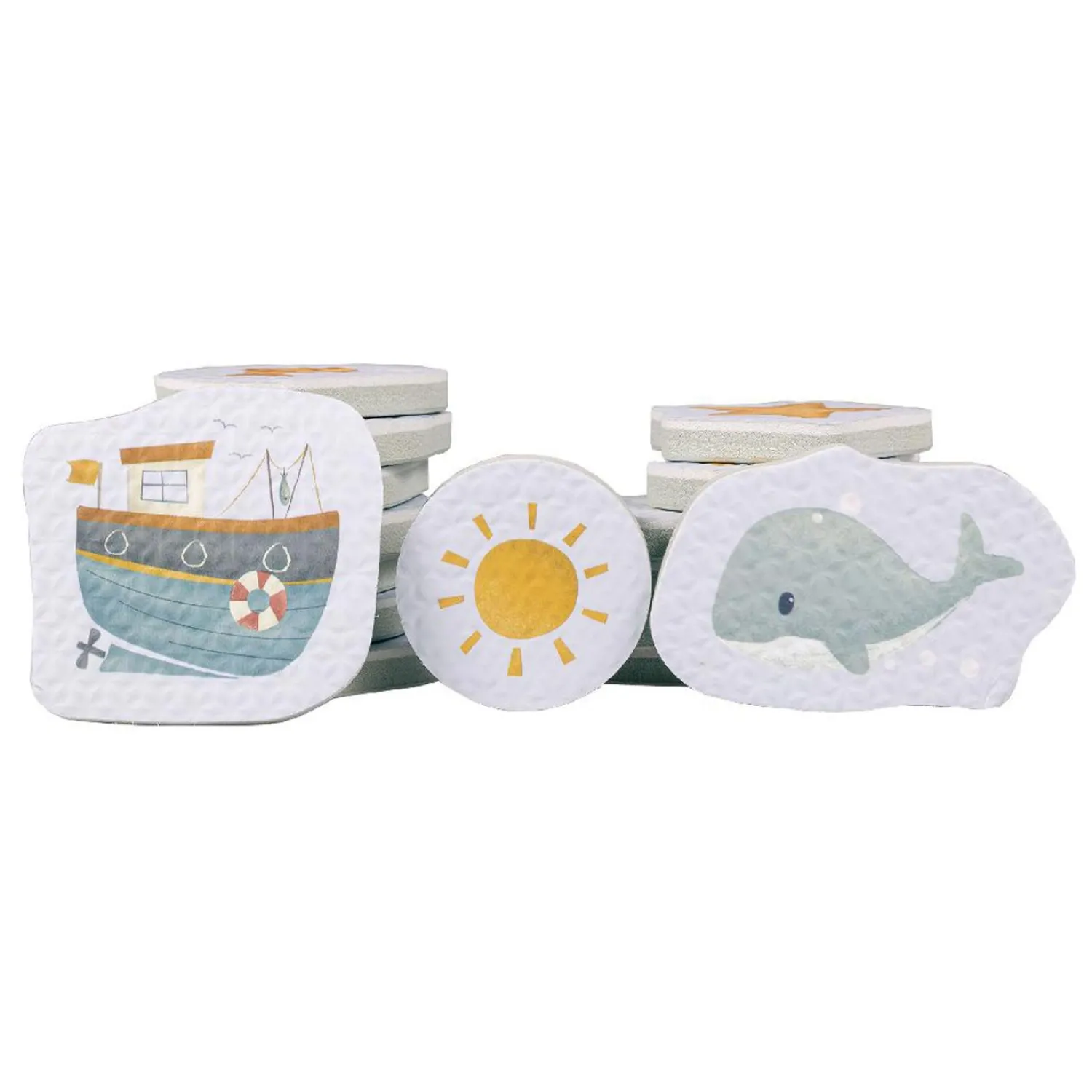 Little Dutch - Sailors Bay Bad Foam Figuren, 16dlg. New