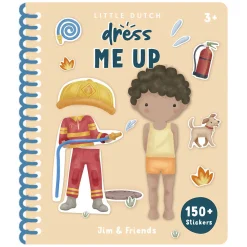 Dress me up Stickerboek - Jim & Vrienden>Little Dutch Clearance