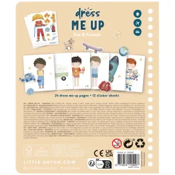 Dress me up Stickerboek - Jim & Vrienden>Little Dutch Clearance