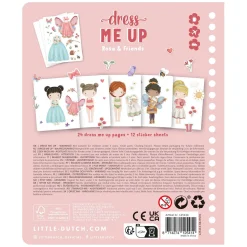 Dress me up Stickerboek - Rosa & Vrienden>Little Dutch Online