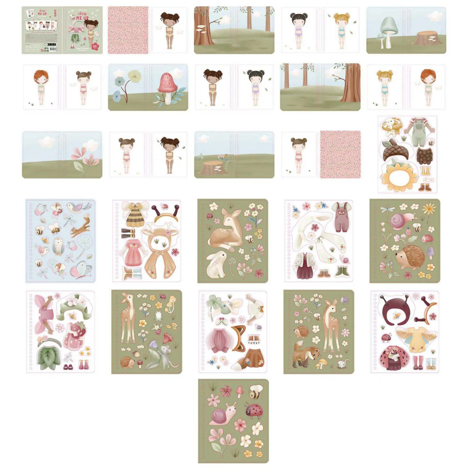 Little Dutch Dress up Stickerboek Rosa Fairy Garden Sale