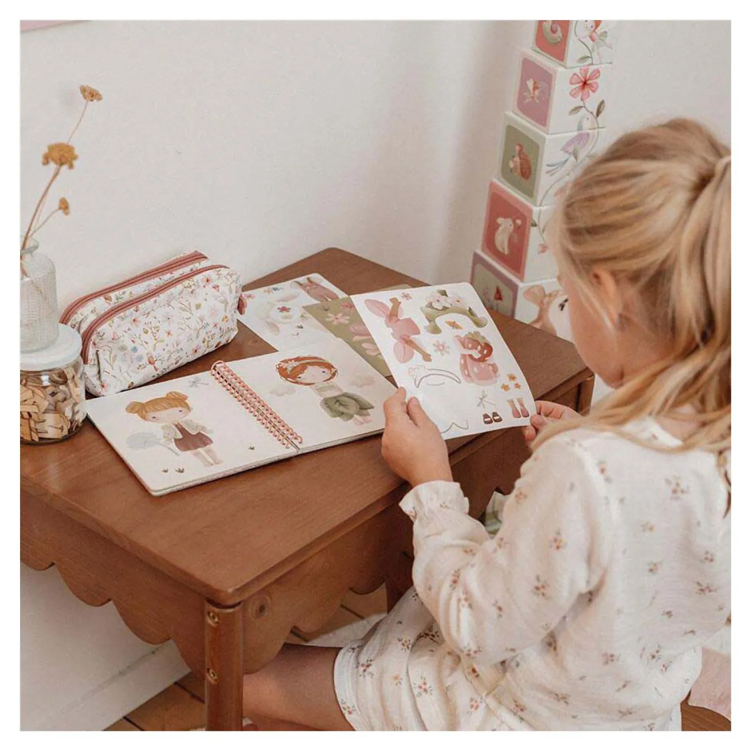 Little Dutch Dress up Stickerboek Rosa Fairy Garden Sale