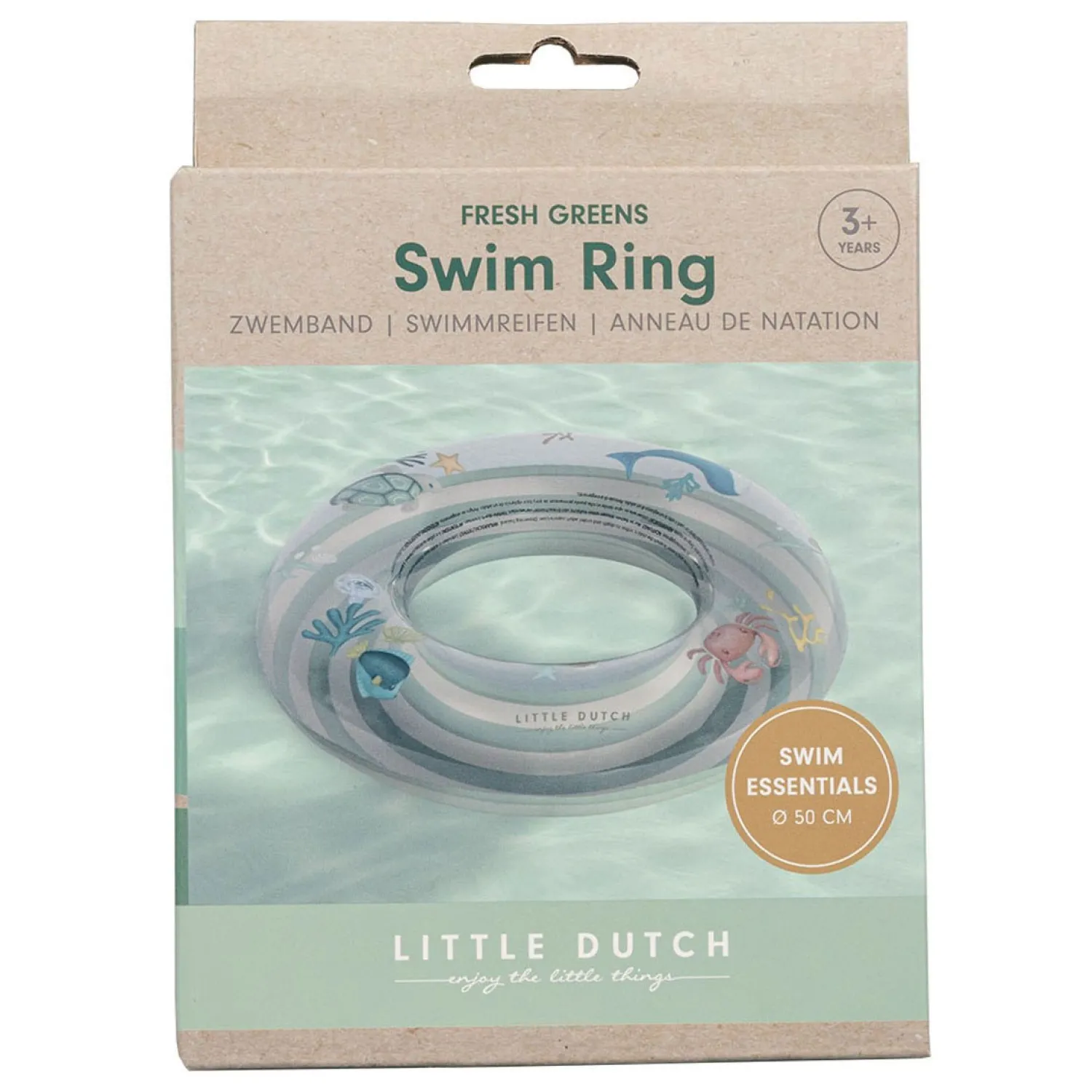 Fresh Greens Zwemring, 50cm>Little Dutch Best