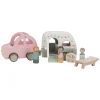 Little Dutch Houten Auto met Caravan Speelset FSC Online