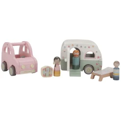 Little Dutch Houten Auto met Caravan Speelset FSC Online