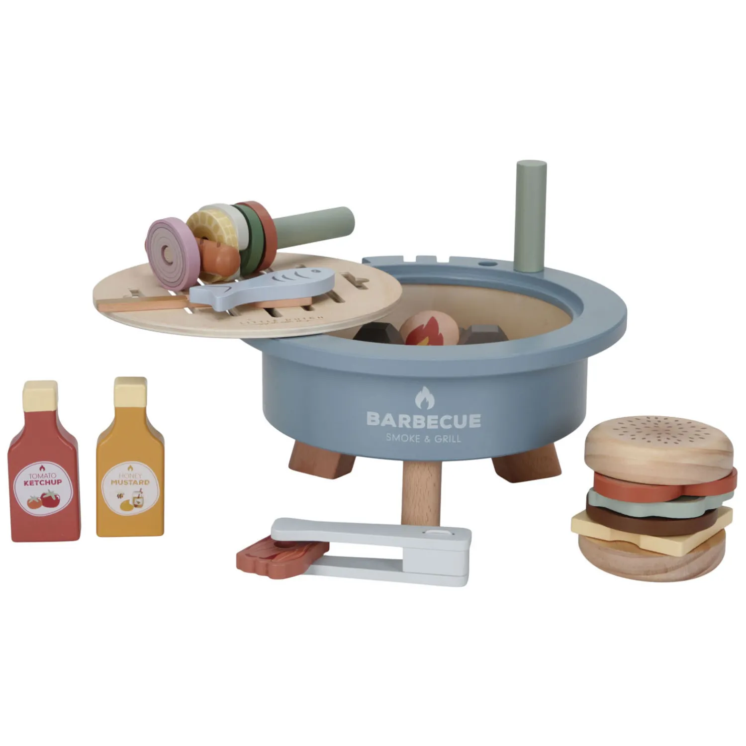 Little Dutch Houten Barbecue Speelset FSC
