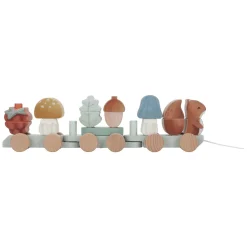 Little Dutch Houten Blokkentrein Eekhoorn Forest Friends FSC, 18dlg. Online