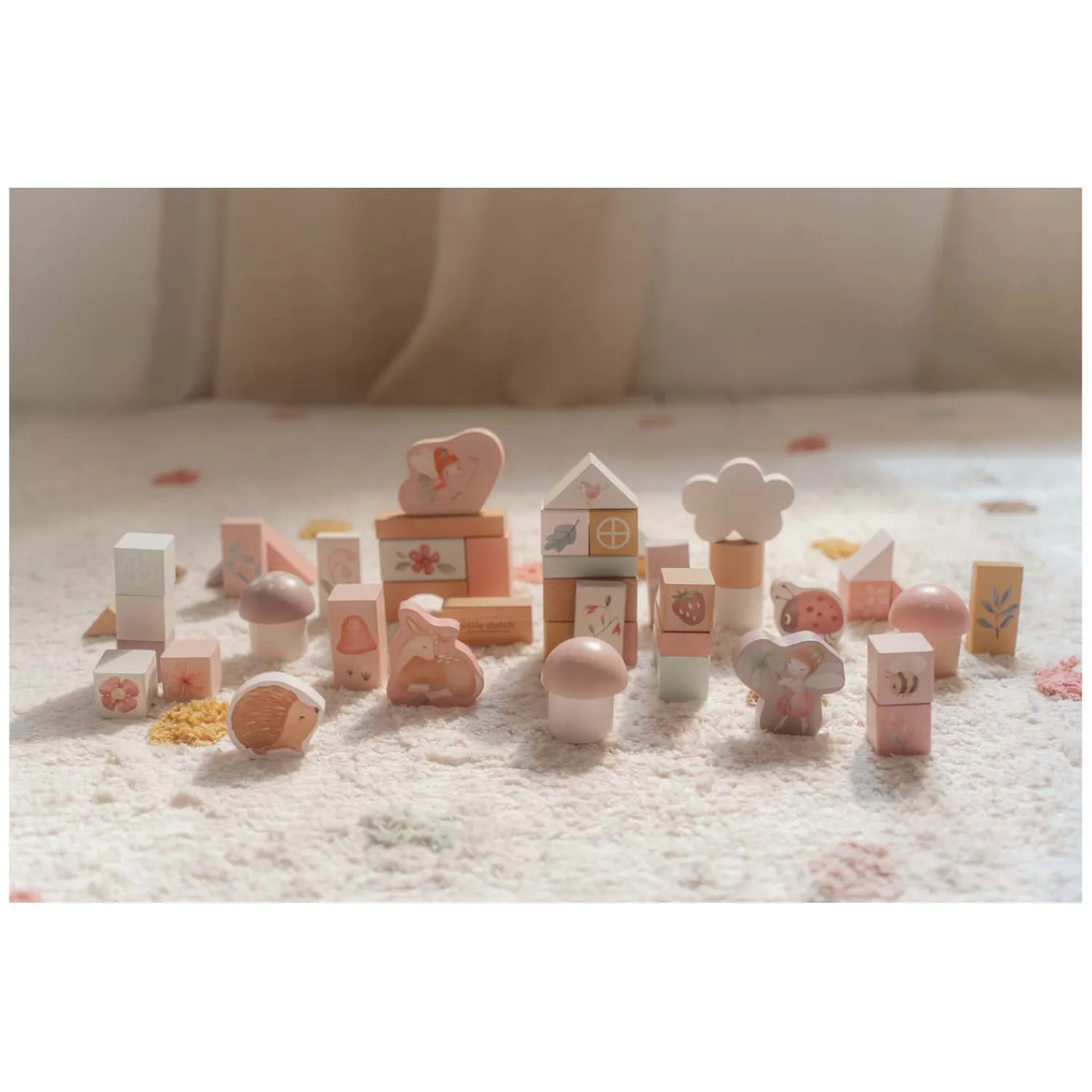 Houten Bouwblokken Fairy Garden FSC, 50dlg.>Little Dutch Clearance