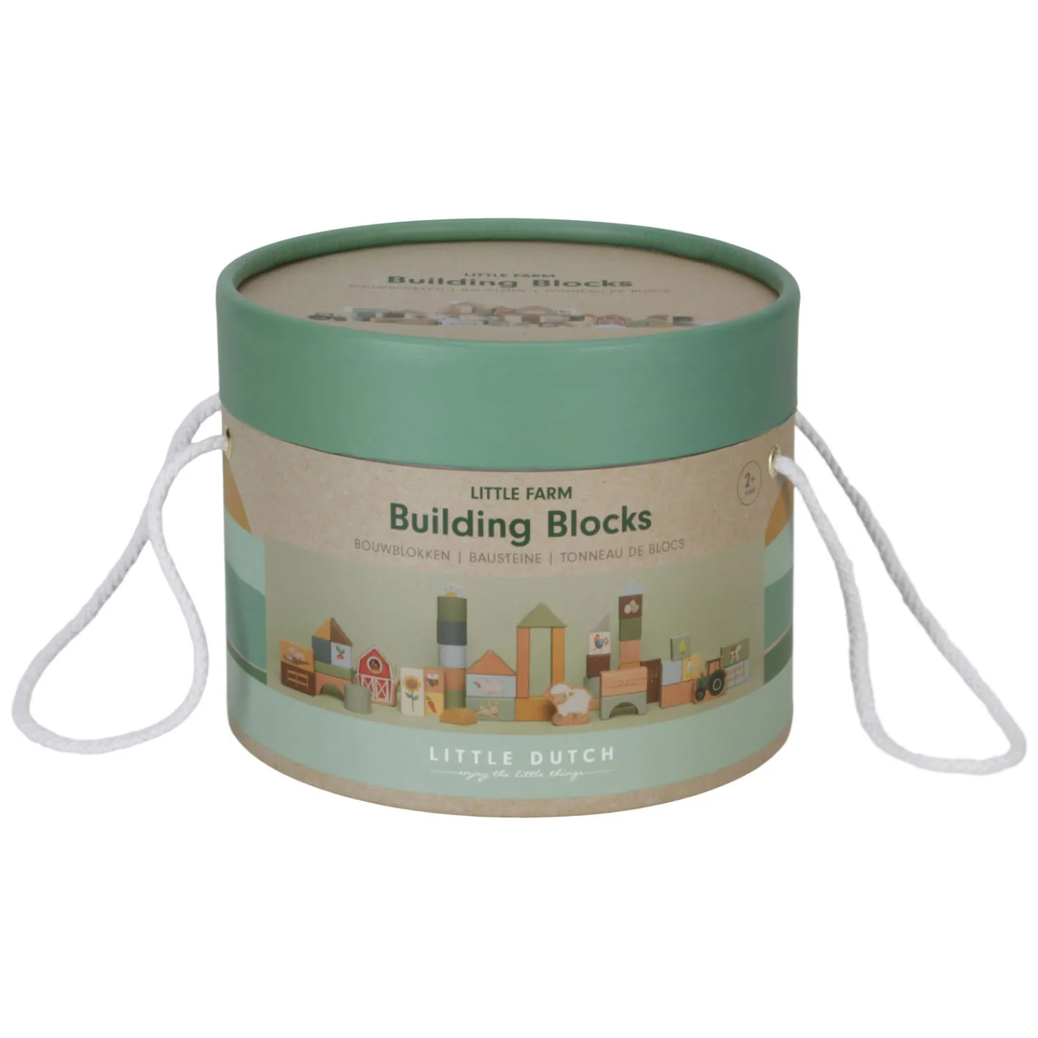 Little Dutch Houten Bouwblokken Little Farm FSC Discount