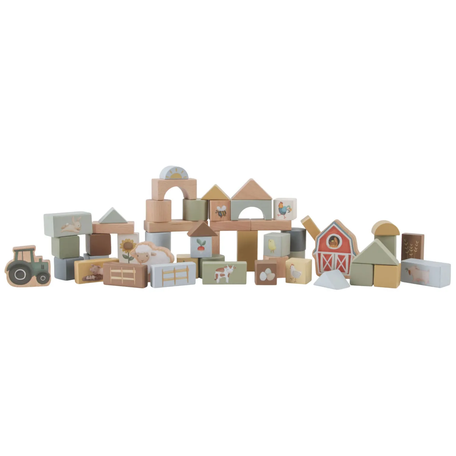 Little Dutch Houten Bouwblokken Little Farm FSC Discount