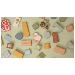 Little Dutch Houten Bouwblokken Little Farm FSC Discount