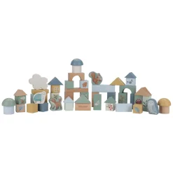 Little Dutch Houten Bouwblokken Forest Friends FSC, 50dlg. Best