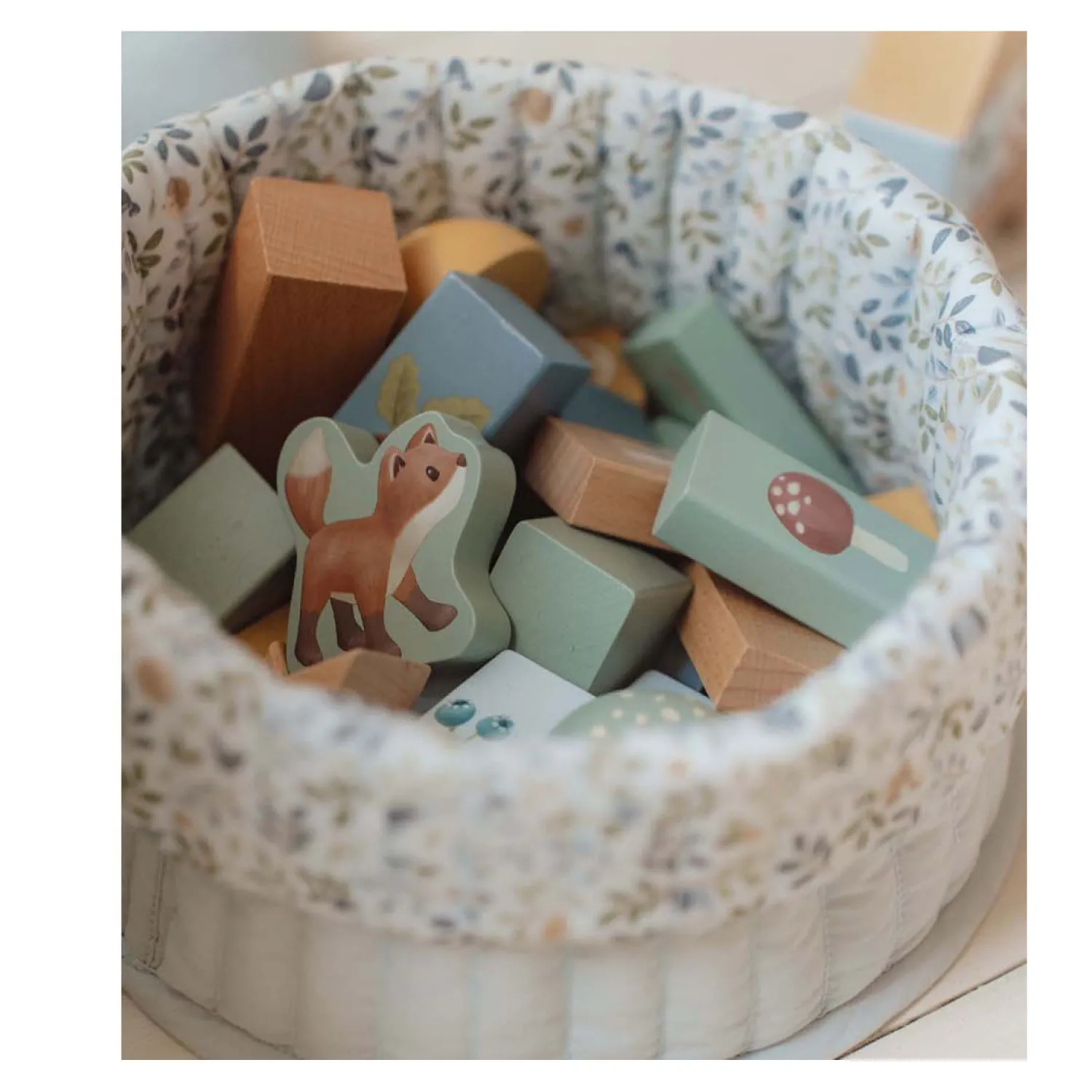 Little Dutch Houten Bouwblokken Forest Friends FSC, 50dlg. Best