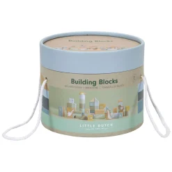 Little Dutch Houten Bouwblokken Blauw in Emmer, 50dlg. Discount