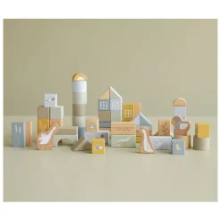 Little Dutch Houten Bouwblokken Blauw in Emmer, 50dlg. Discount