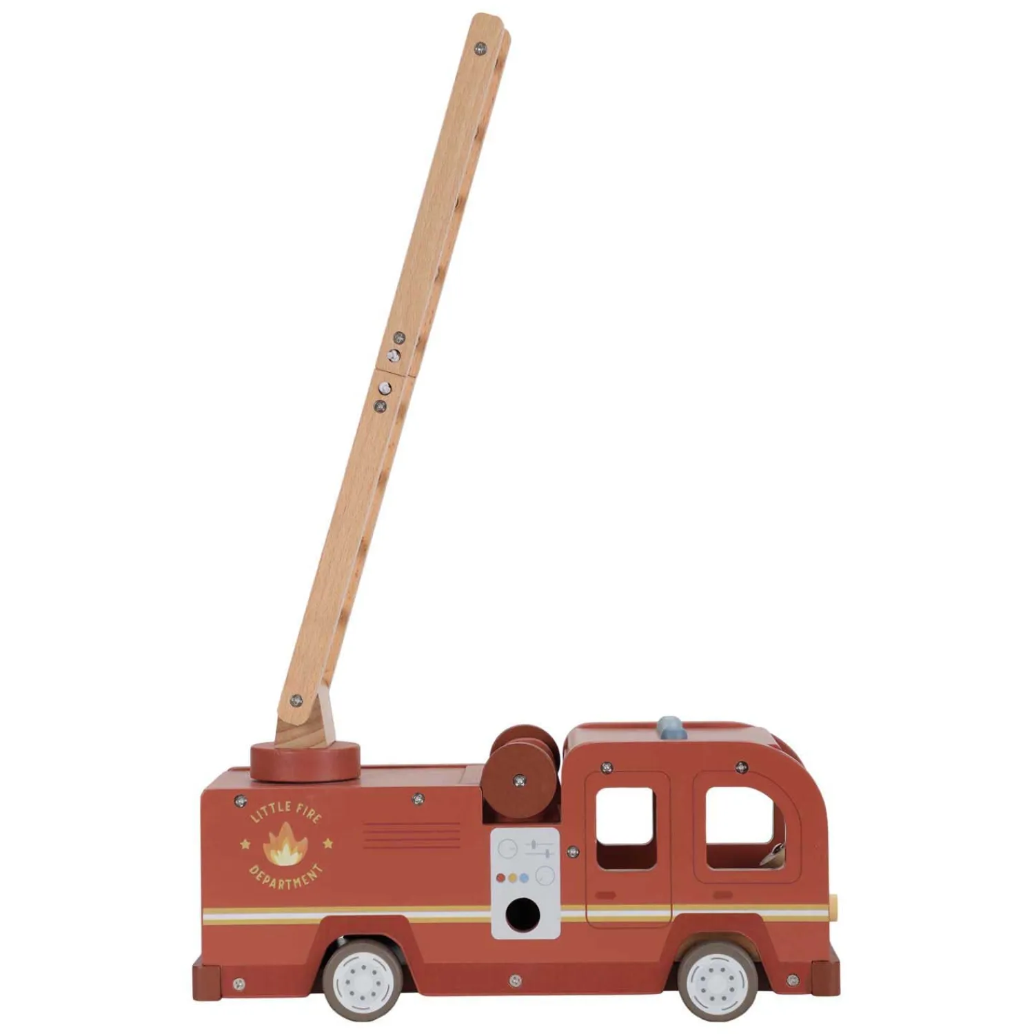 Houten Brandweerwagenset met Poppetje FSC>Little Dutch Clearance