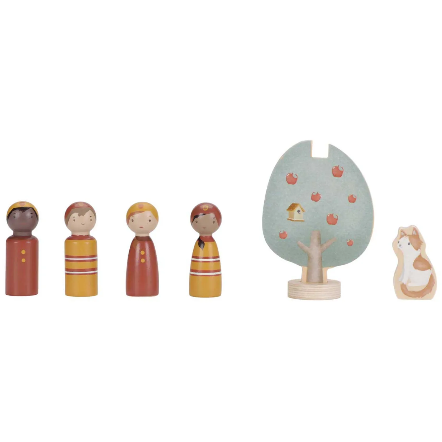 Houten Brandweerwagenset met Poppetje FSC>Little Dutch Clearance