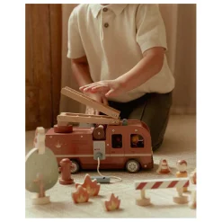 Houten Brandweerwagenset met Poppetje FSC><noscript><img width=