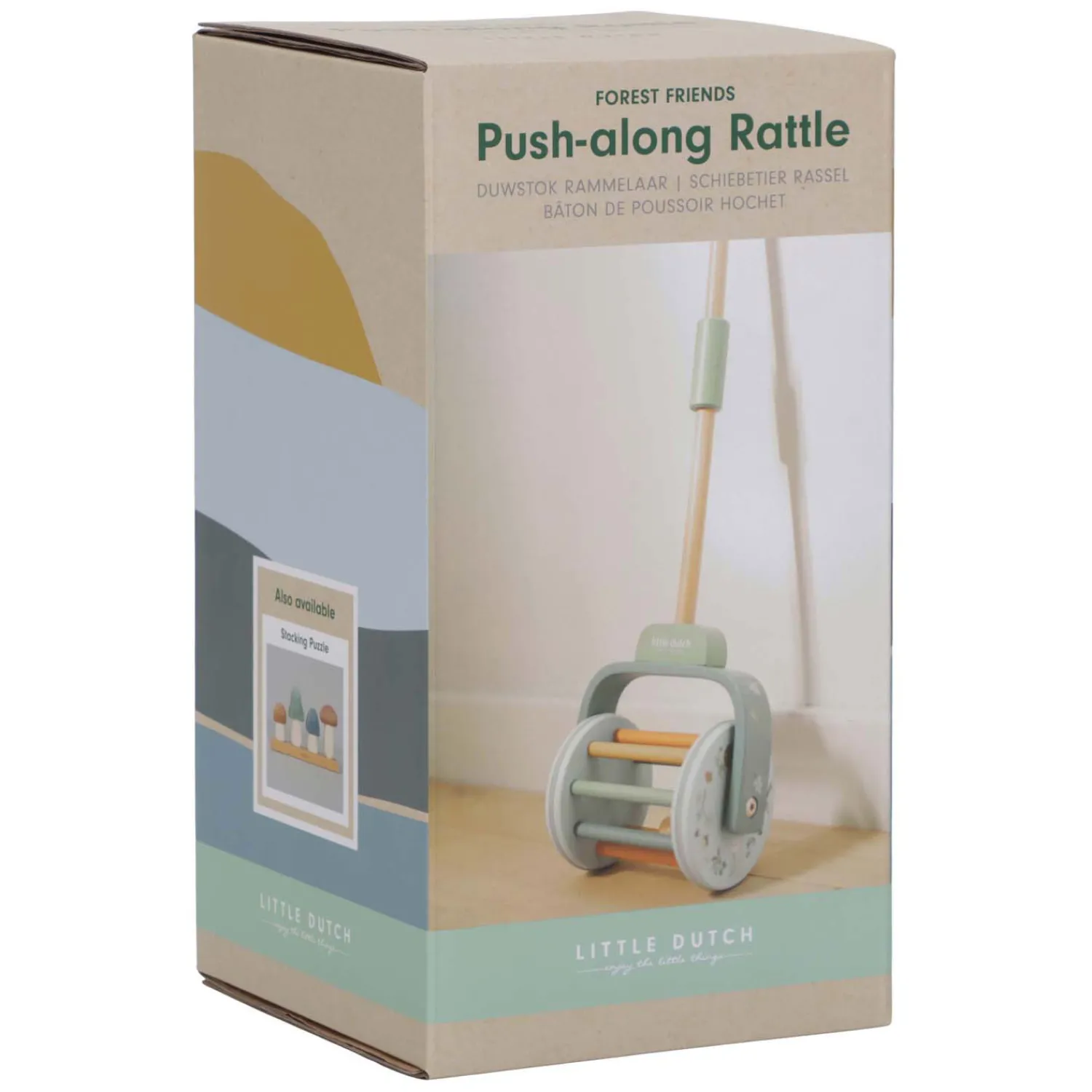 Little Dutch Houten Duwstok Rammelaar Forest Friends FSC Sale