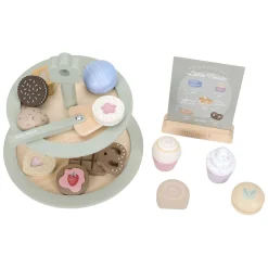 Houten Etagere met Gebak FSC-Little Dutch New