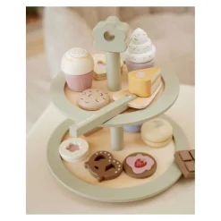 Houten Etagere met Gebak FSC-Little Dutch New