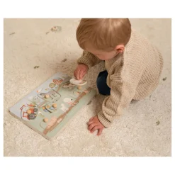 Houten Geluiden Noppenpuzzel Little Farm FSC, 7st.-Little Dutch Sale