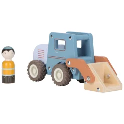 Houten Graafmachine met Poppetje FSC-Little Dutch Discount