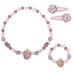 Houten Juwelenset Aardbei, 4dlg.-Little Dutch New