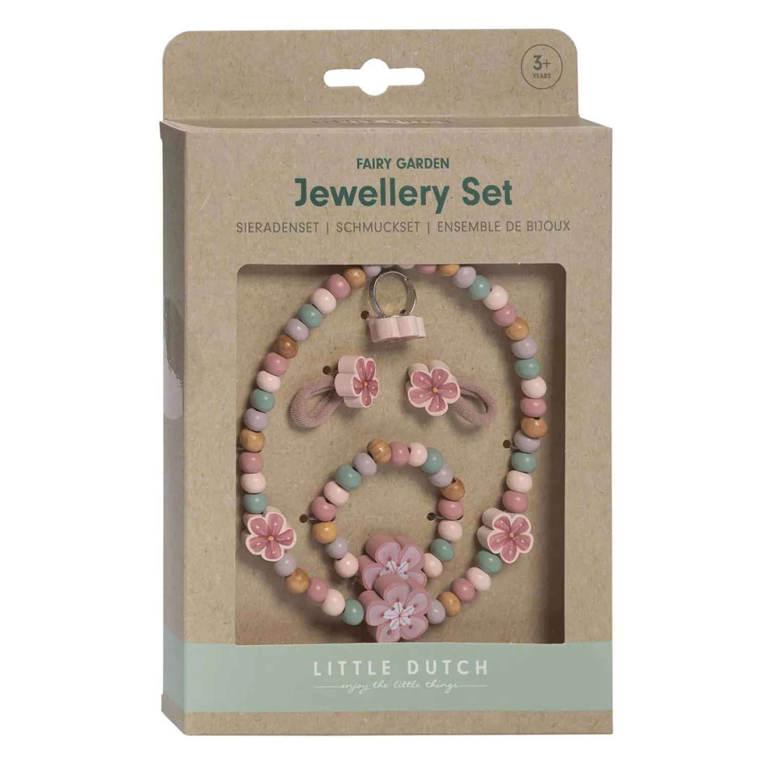 Little Dutch Houten Juwelenset Bloemen, 4dlg. Online