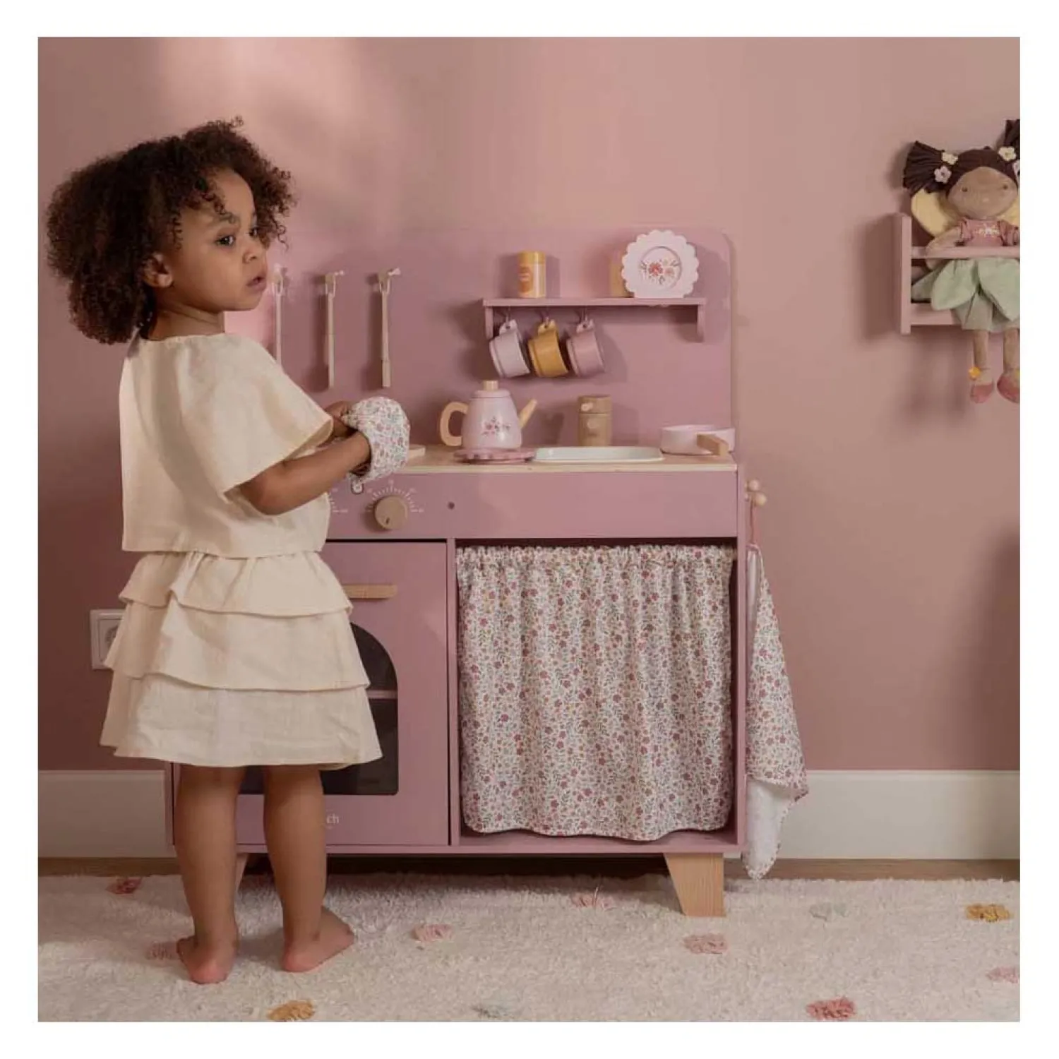 Houten Keuken Roze FSC-Little Dutch Discount