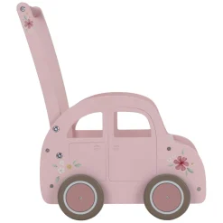 Houten Loopwagen Roze FSC>Little Dutch Outlet