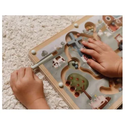 Houten Magnetische Doolhof Little Farm><noscript><img width=