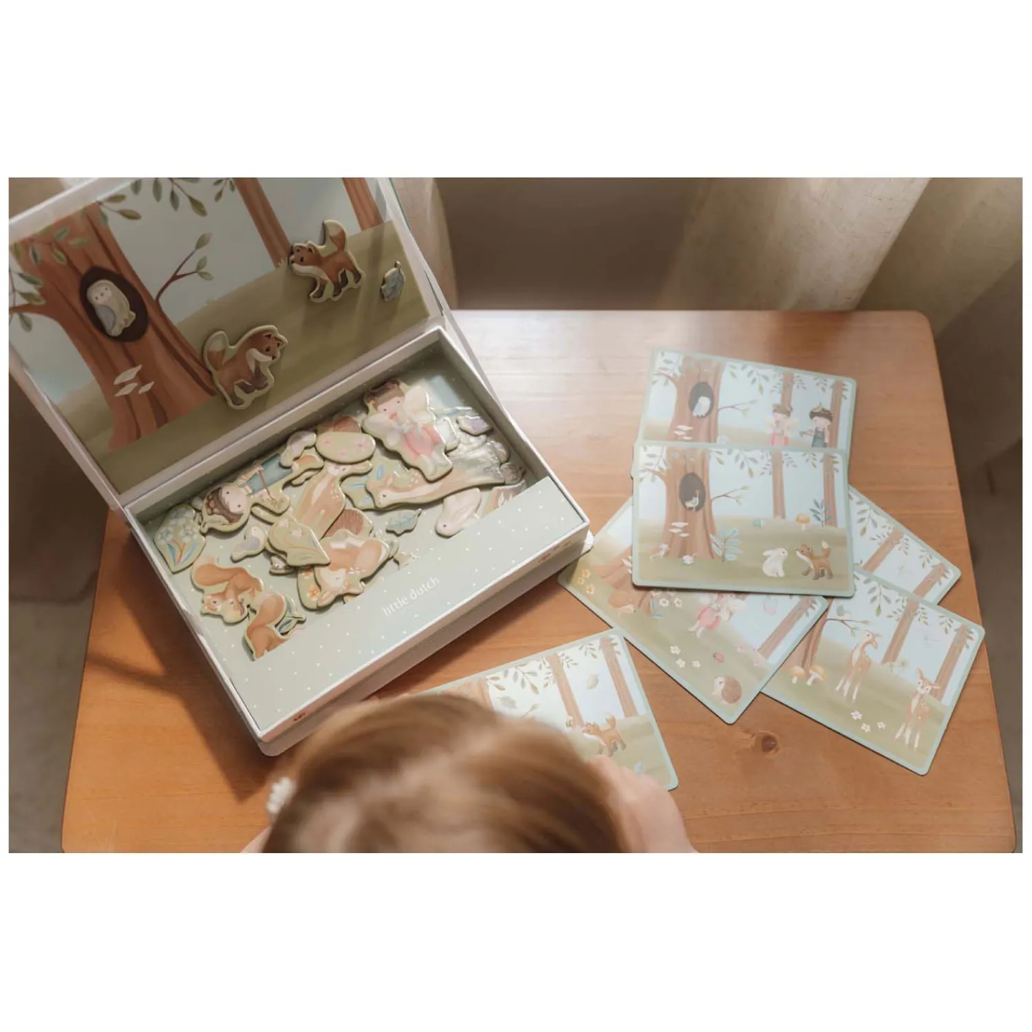 Little Dutch Houten Magnetisch Speelbord Forest Friends FSC New