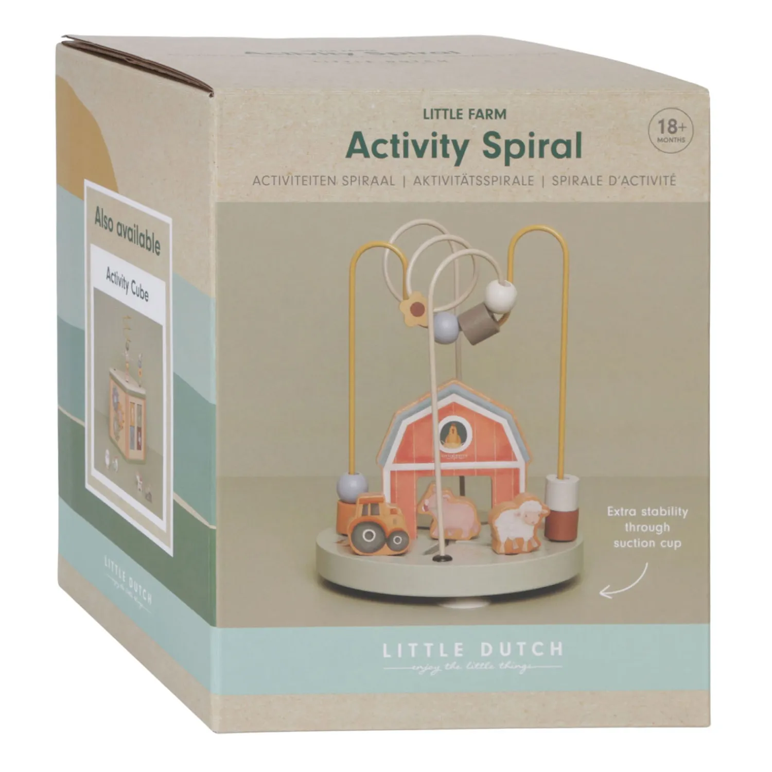 Houten Motoriekspiraal Little Farm FSC-Little Dutch Best