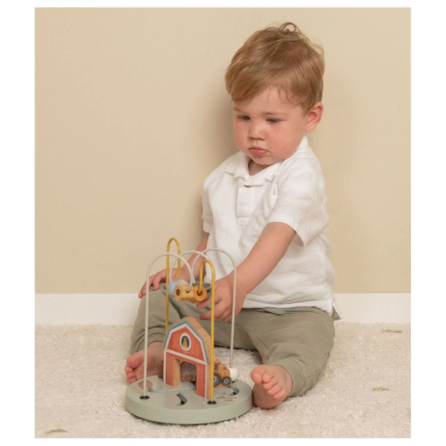 Houten Motoriekspiraal Little Farm FSC-Little Dutch Best