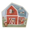 Little Dutch Houten Noppenpuzzel Little Farm FSC, 6st. New