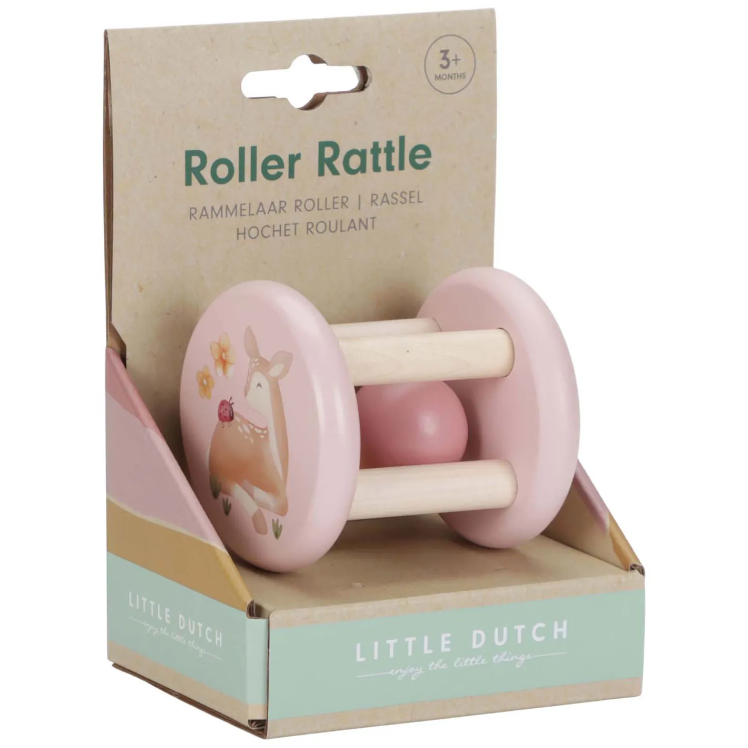 Little Dutch Houten Rammelaar Roller Fairy Garden FSC Hot