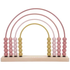 Little Dutch Houten Regenboog Telraam Roze Sale
