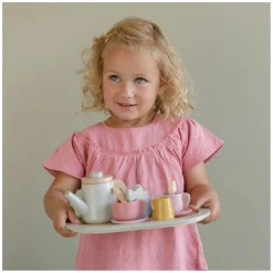 Houten Theeservies Speelset-Little Dutch Outlet