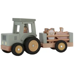 Little Dutch Houten Tractor met Aanhanger en Dieren Speelset Online