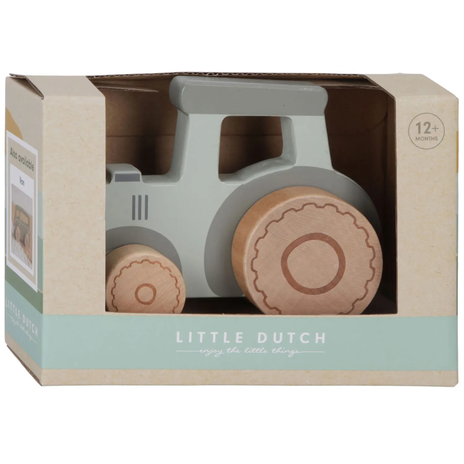 Houten Tractor Little Farm FSC-Little Dutch Best